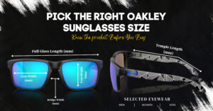 Oakley sunglasses size